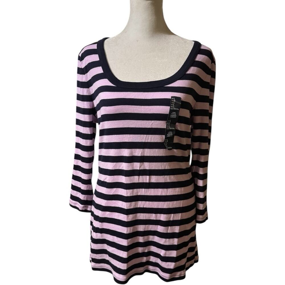 Gap Women’s Long Sleeve Striped Top Sz L